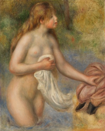 Bather by Pierre Auguste Renoir